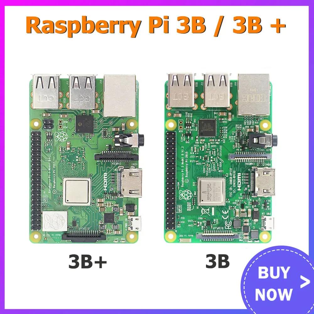 Raspberry Pi 3  B Plus/Raspberry 3  B  WiFi  Bluetooth   1.4GHz 64Ʈ  ھ ARM Cortex-A53 CPU